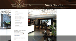 Desktop Screenshot of hoteleuropole.com