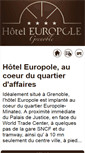 Mobile Screenshot of hoteleuropole.com